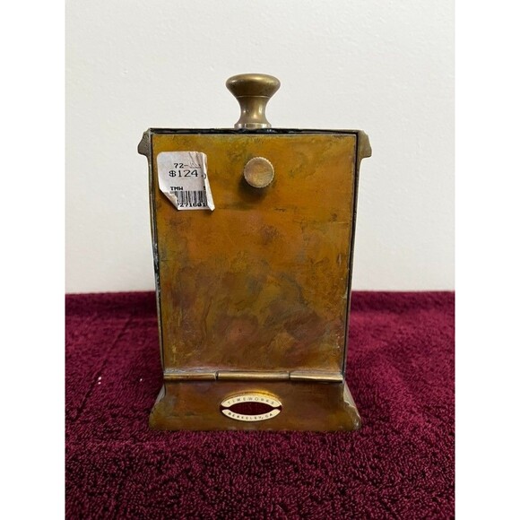 Solid Brass Antique Reproduction Mantle Clock Timeworks Series 1906 Berkeley, CA - Picture 2 of 5